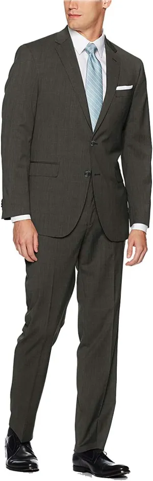Adam Baker Men's Suit Slim-Fit 2-Piece Single Breasted Suit - Colors