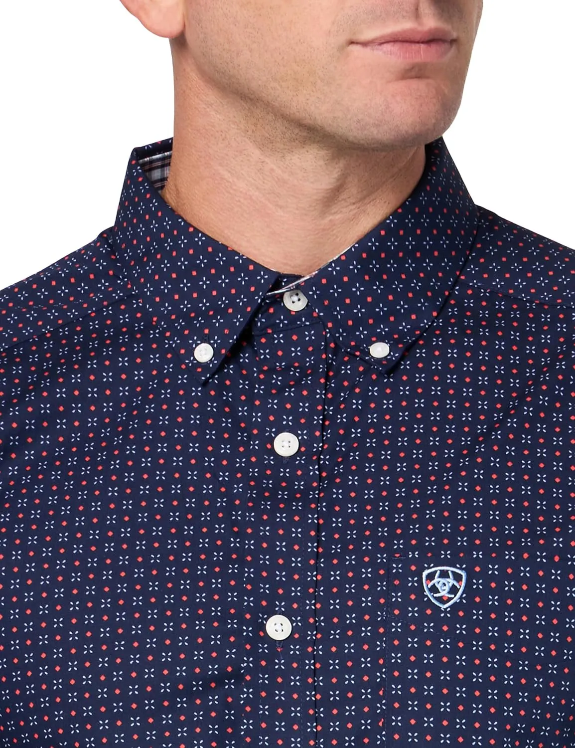 Ariat Men's Wrinkle Free Wells Fitted Shirt