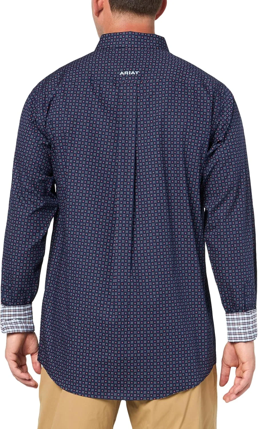 Ariat Men's Wrinkle Free Wells Fitted Shirt