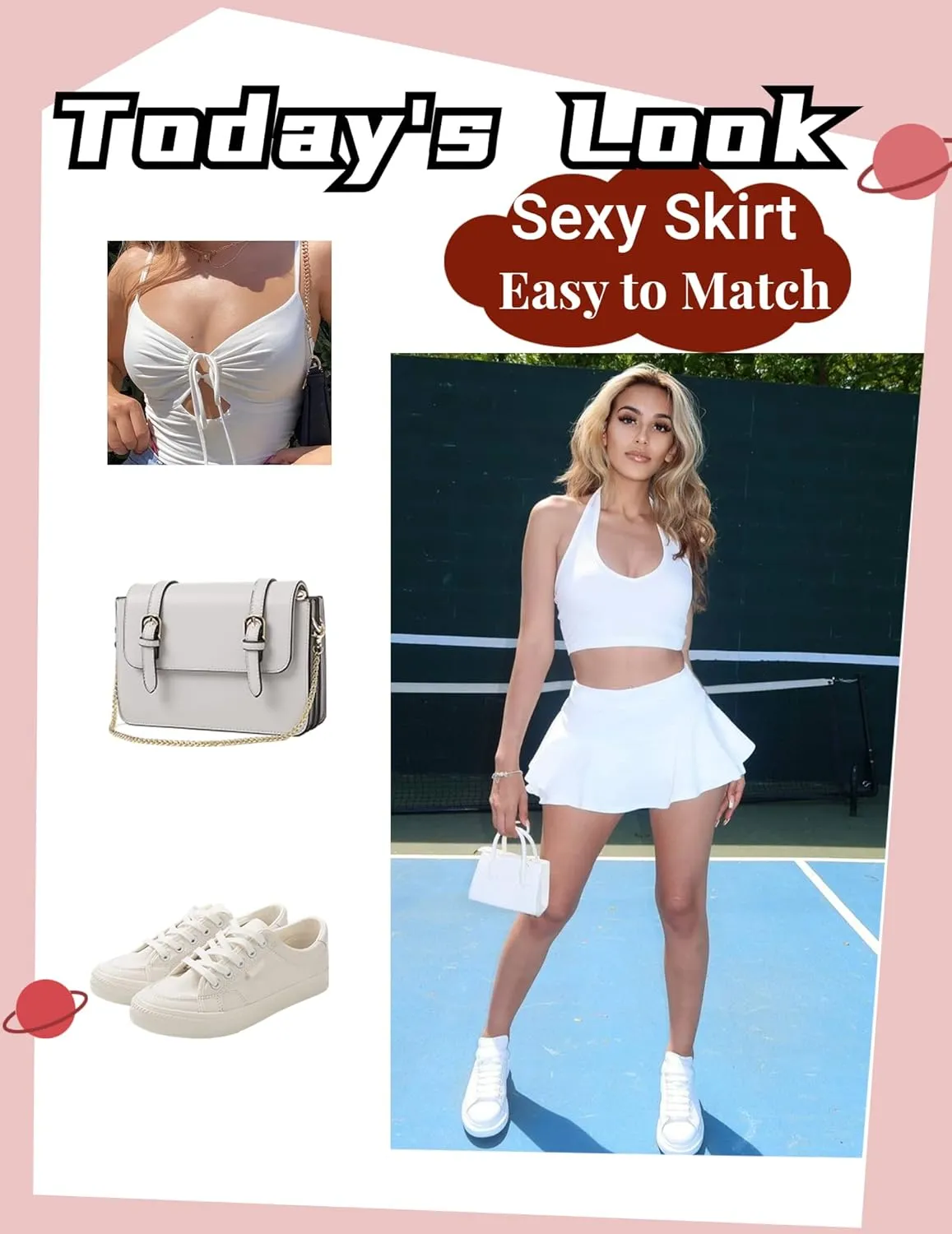 Avidlove Mini Skirt for Women Sexy Solid Ruffle Trim Lingerie Skirt Short High Waist Two Layer Hem Skirt