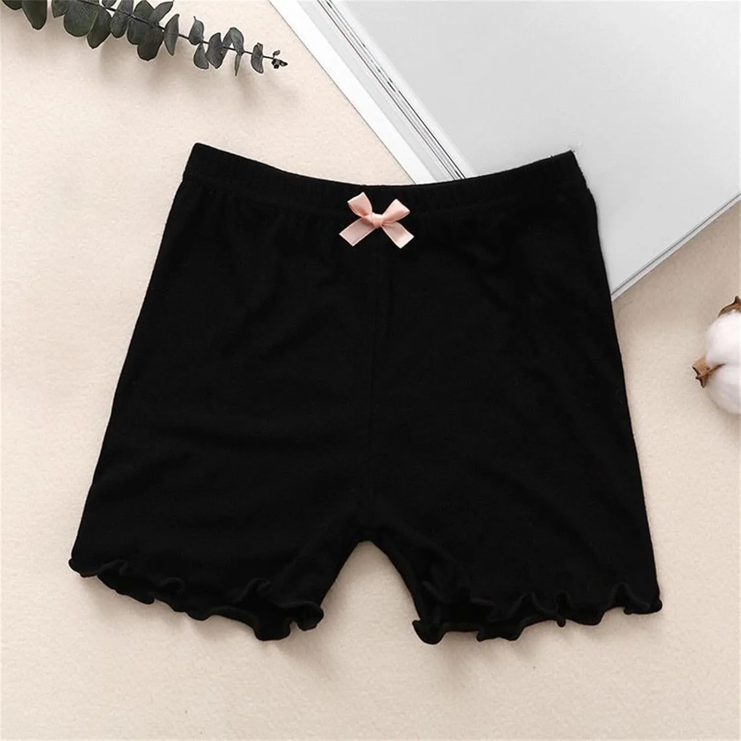 Baby Girls Ribbed Short Pants Cotton Casual Solid Summer Elastic High Waisted Summer Clothes Toddler Shorts