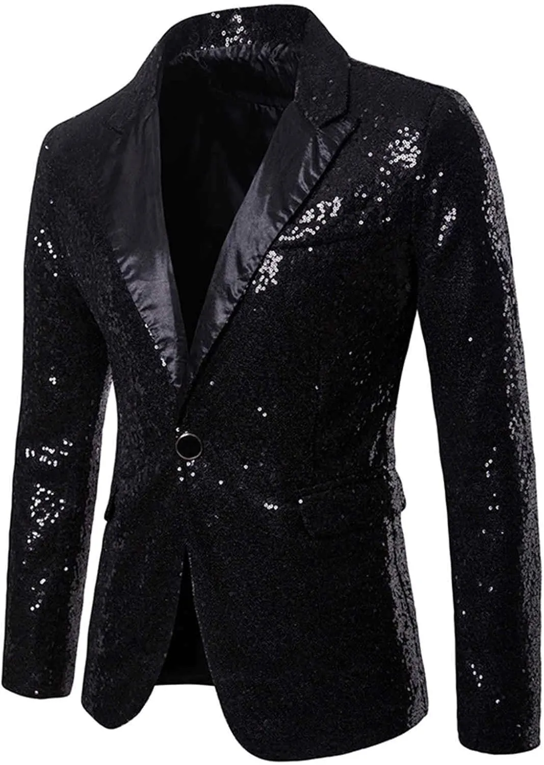 Blazers for Men Men's Coat Jacket Casual Buckle Lapels Printed Single-breasted Suit Long Sleeves Button Jacket