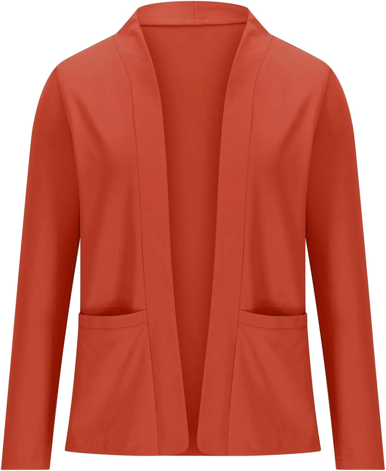 Blazers for Women Business Office Attire Casual Solid Cropped Suit Jacket Fashion Work Business Outerwear
