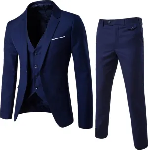 Blue Suit Mens Suit Slim Suit Pants Men Suit Jacket Funny Suit Mens Slim Fit Suits 2 Piece Black Blazer