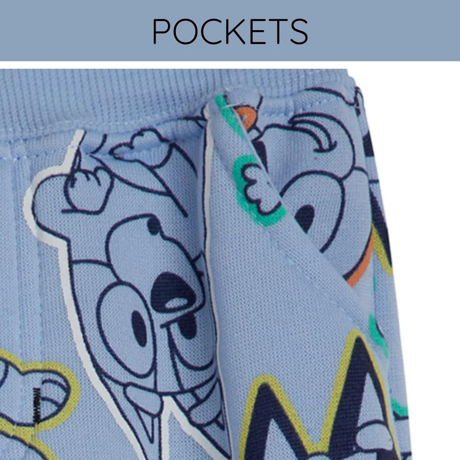 Bluey Fleece 2 Pack Jogger Pants Toddler to Big Kid Sizes (2T - 10-12)