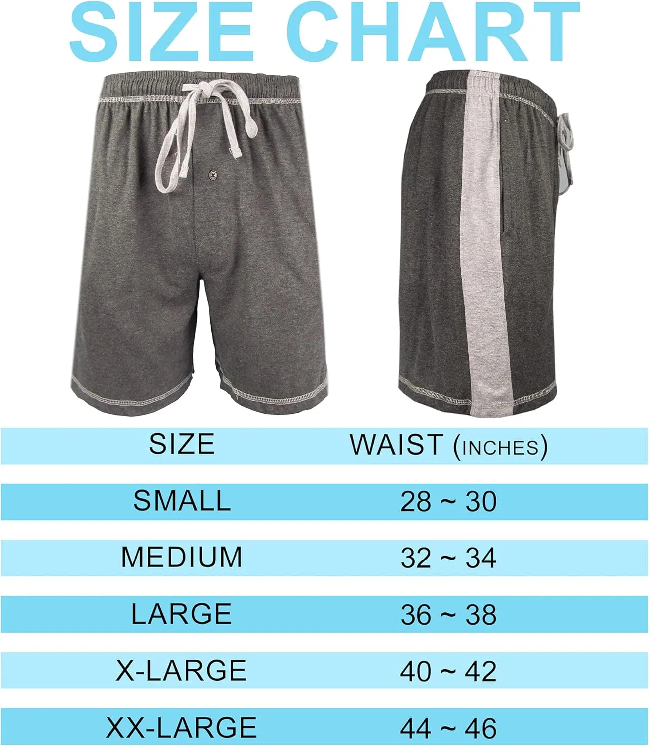 Brave Mens Cotton Super Soft Knit Lounge/Sleep Shorts