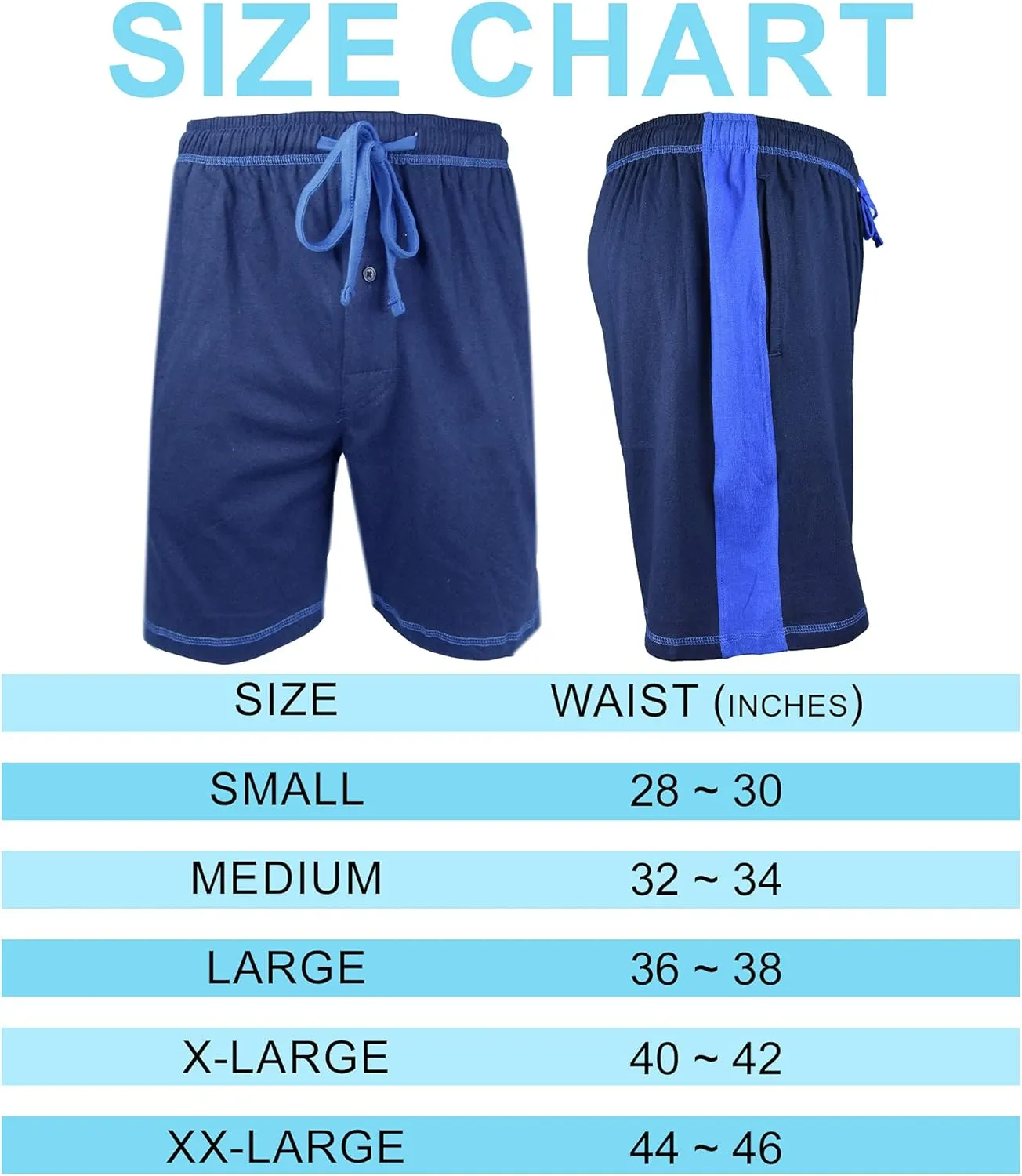 Brave Mens Cotton Super Soft Knit Lounge/Sleep Shorts