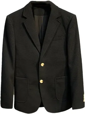 British Style Striped Casual Suit Jackets Mens Slim Fit Business Blazers Coat Formal Social Prom Tuxedo