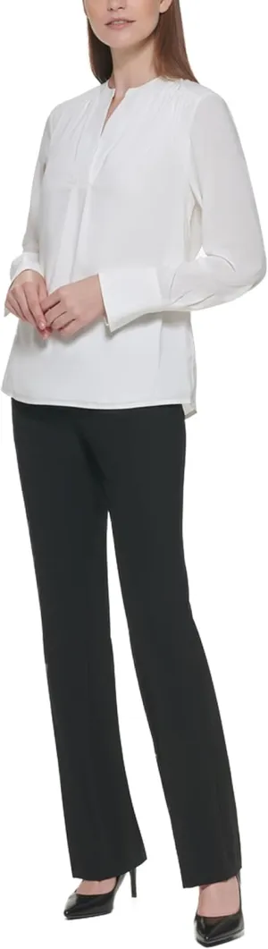 Calvin Klein Women's Long Sleeve Suits Top