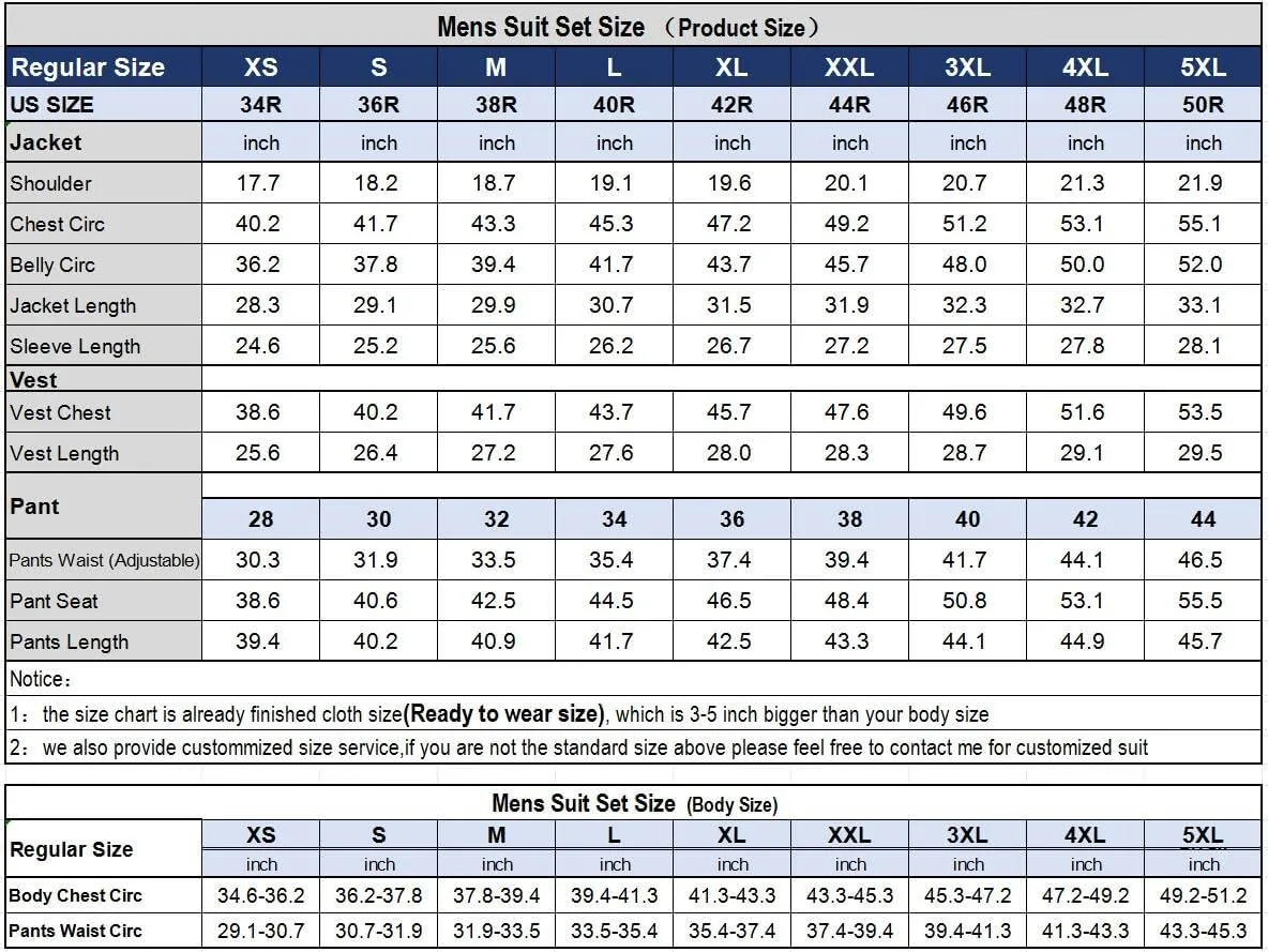 Ceehuteey Men's 3 Pieces Formal Tailcoat Men Suit Slim Fit Tuxedos Trousers Vest Set for Wedding Party
