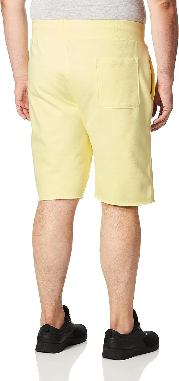 Champion Men's Reverse Weave Fleece Cut Off Shorts, 7" Inseam