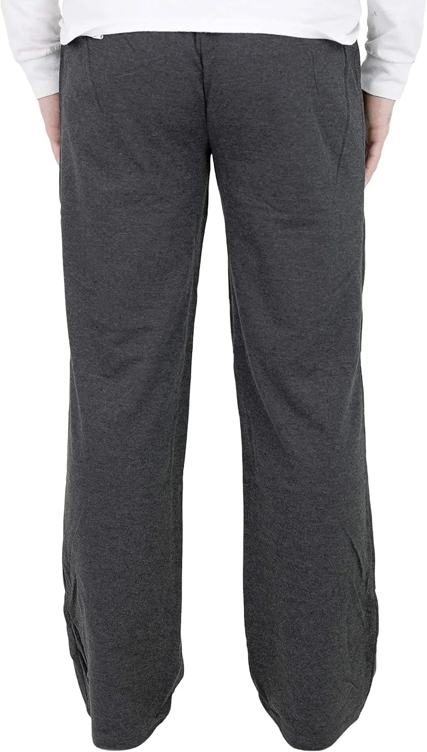 Cherokee Men's Polar Fleece French Terry Knit Pajama Pants Sleepwear