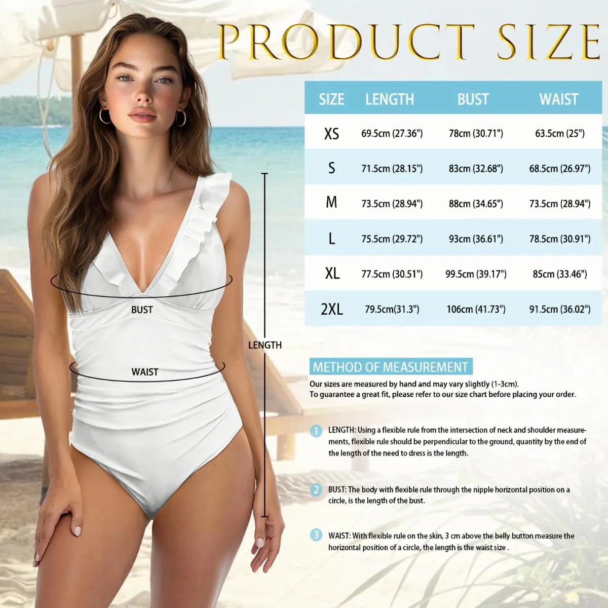 Deep V Neck Bathing Suits for Women Ruffle Swim Suits for Women 2025 Tummy Control Ruch Flower Floral