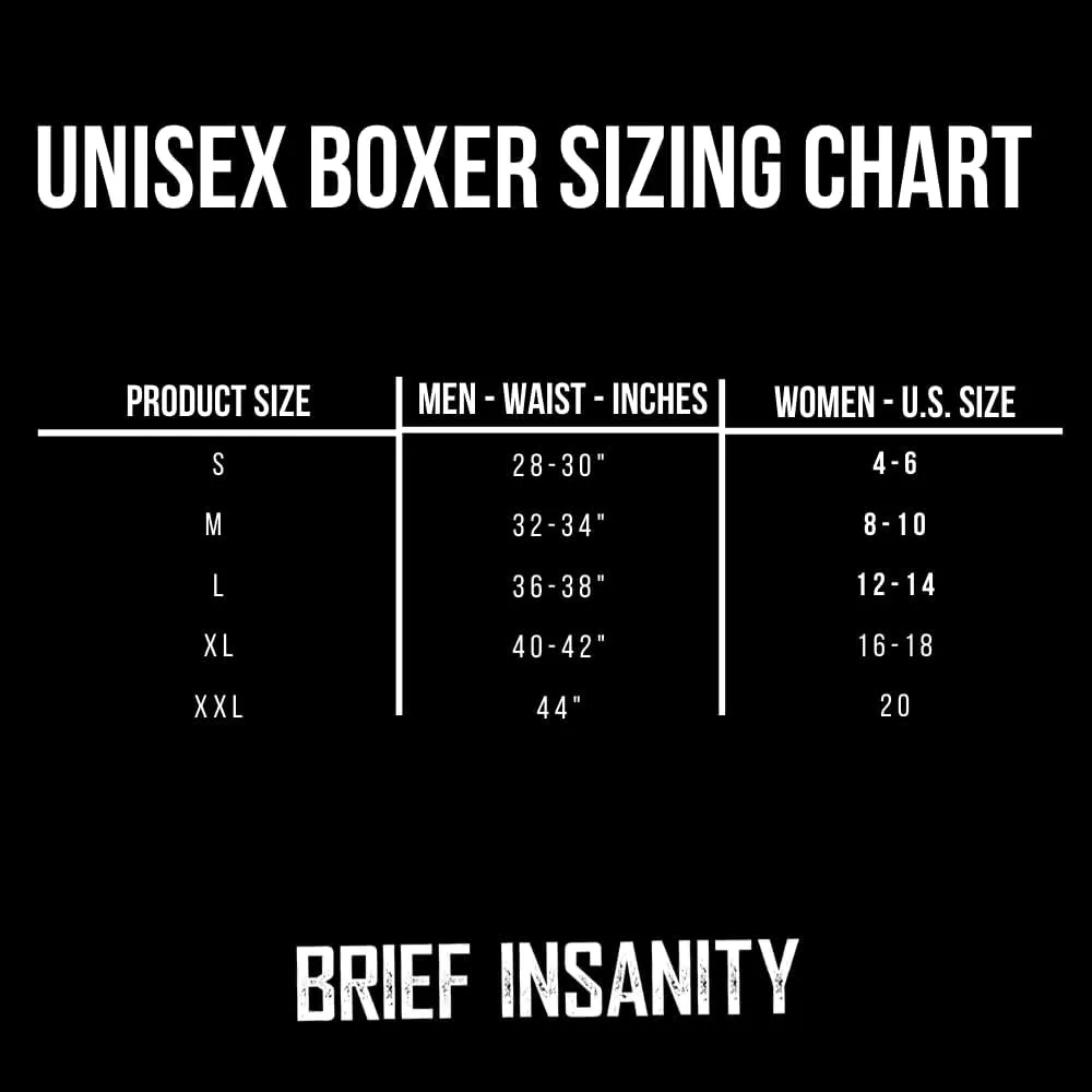 Funny Boxer Shorts | Breathable Loose Fit Lounge Shorts | Silky Soft Premium Graphic Print Pajama Shorts for Men & Women