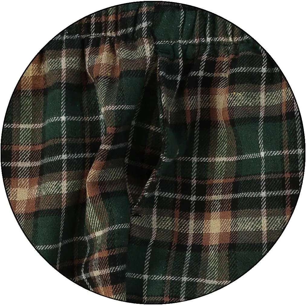 Gioberti Boys Flannel Lounge Pajama Pants - Yarn Dye Brushed with Elastic Waist