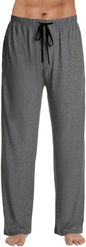 GOFULY Plaid Pajama Pants Men Wide Warm Sleep & Lounge Pj Elastic Waist Drawstring Pants Baggy Sleepwear With Pockets
