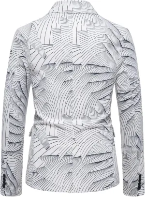 LCMTWX Mens Blazers Men's Fashion Coat Casual Pocket Button Suit Jackets Buckle Loved Printed Men Christmas Suit Jacket