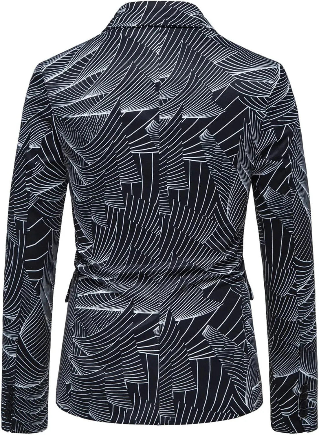 LCMTWX Mens Blazers Men's Fashion Coat Casual Pocket Button Suit Jackets Buckle Loved Printed Men Christmas Suit Jacket