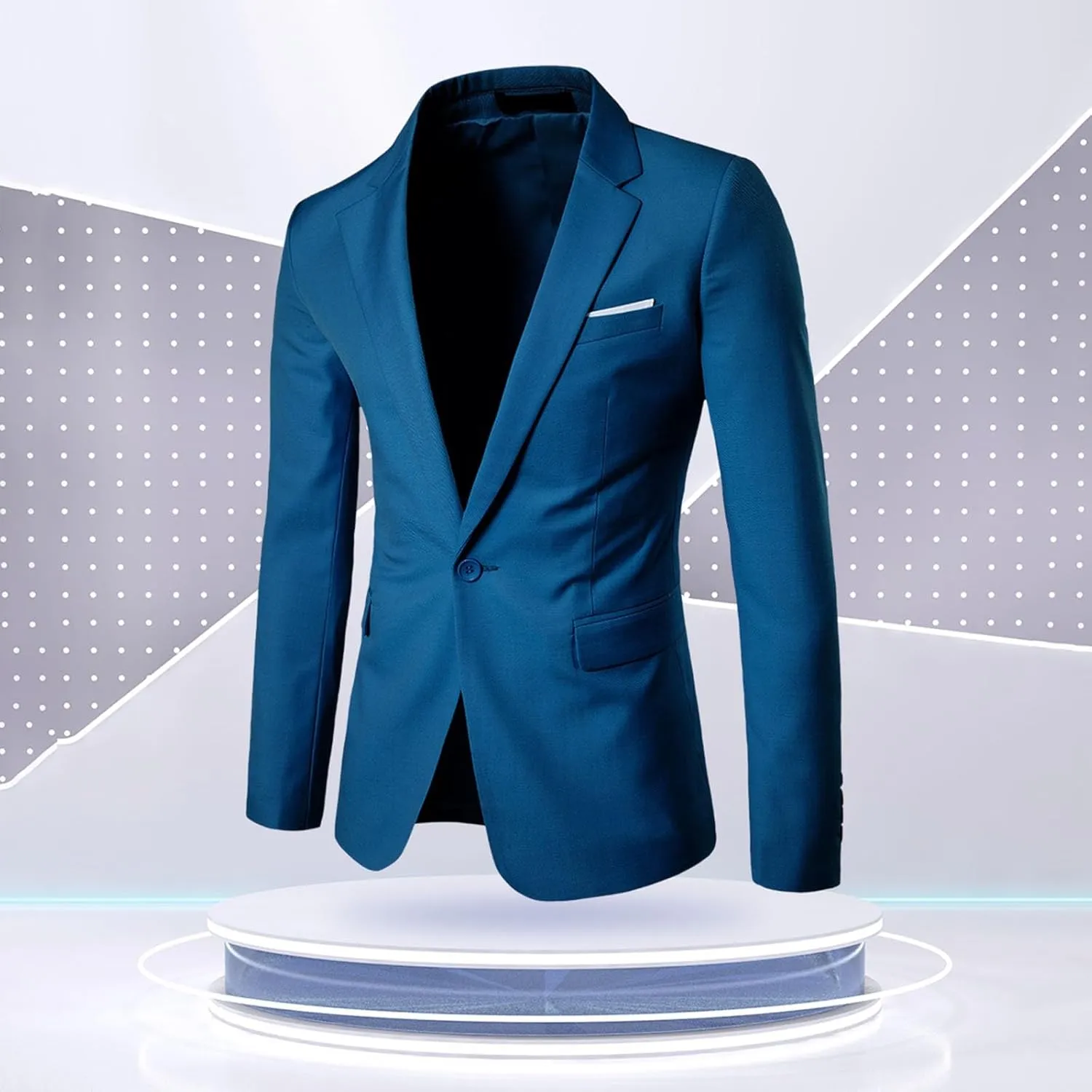 LCMTWX Sport Coat 2024 Slim Fit One Button Suit Coat Jacket Tops Men Fashion Men Blazer Men'S Blazer Sports Jackets For