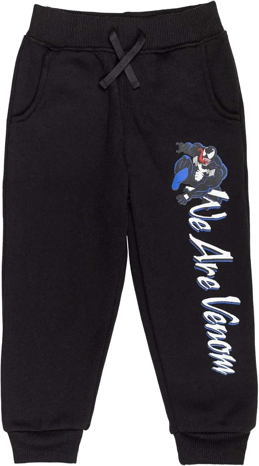 Marvel Avengers Fleece 3 Pack Jogger Pants Toddler to Big Kid Spider-Man Venom Iron Man Thor