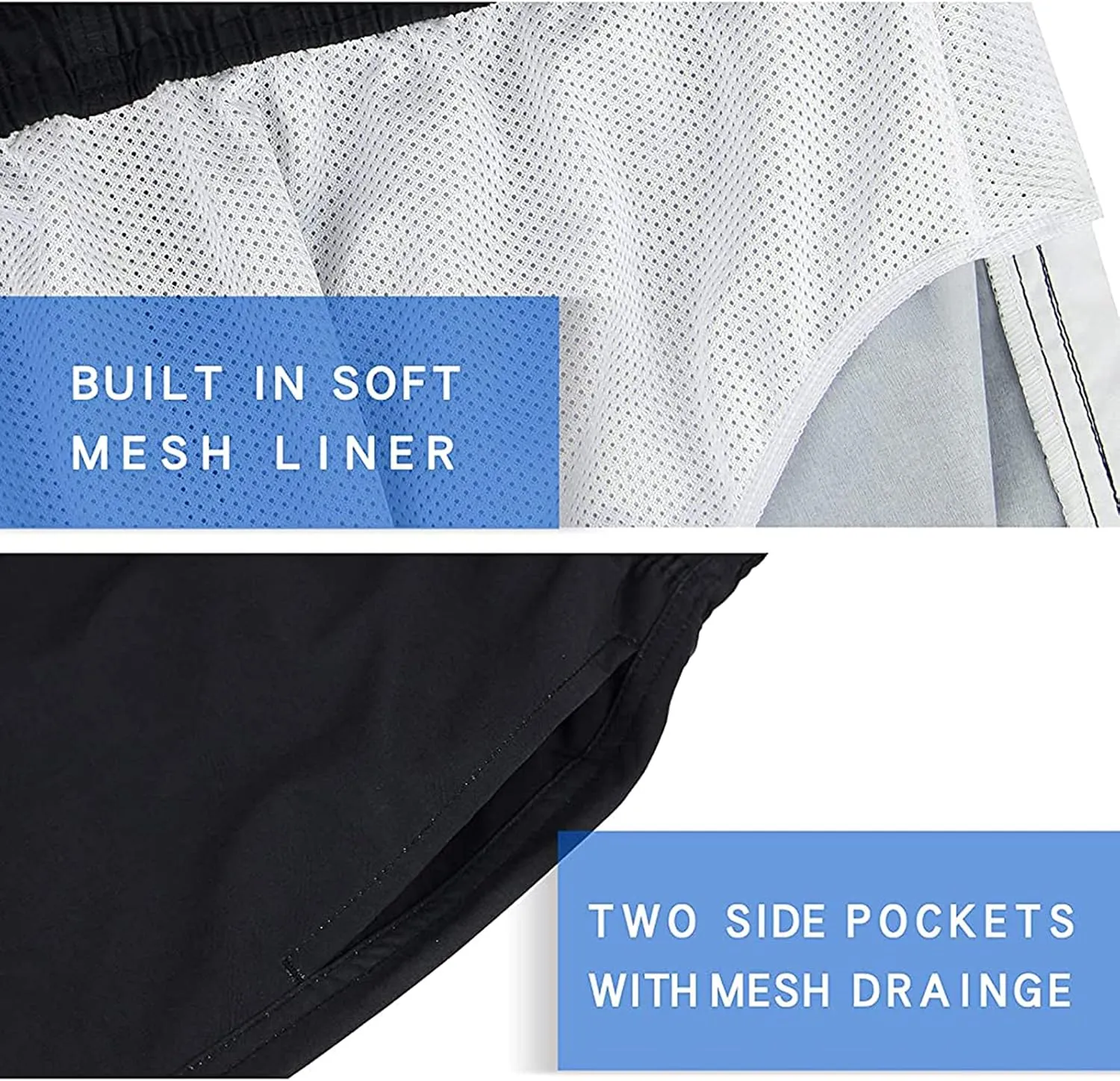 Mens Beach Shorts Tornado 3D Printed Swim Trunks Quick Dry Surf Bathing Suit