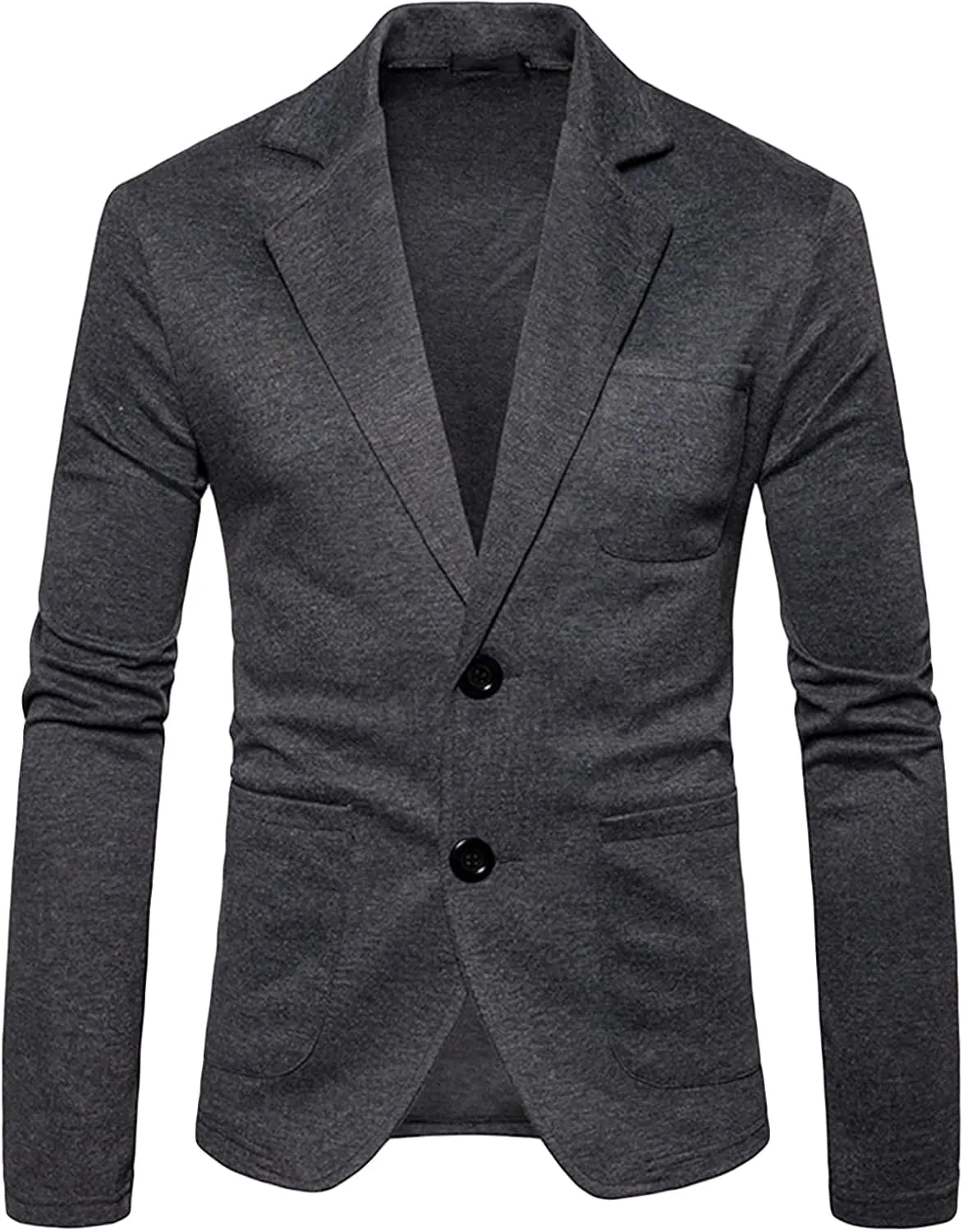 Men's Casual 2-Button Sport Coats Lightweight Slim Fit Cotton Suit Blazer Stylish Single Breasted Party Jackets
