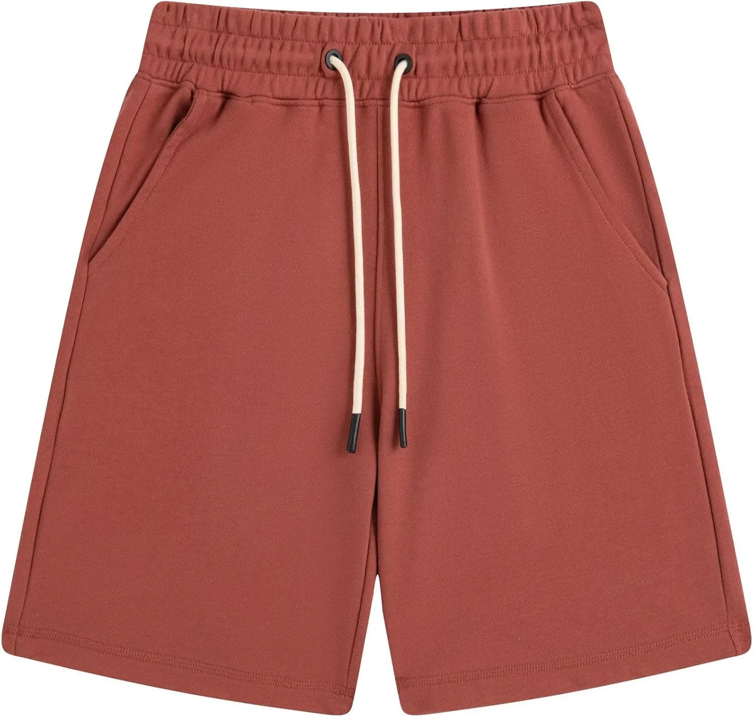 Men's Cotton Pajama Bottoms Shorts Ultra-Soft Knit Sleep Pajama Shorts Lounge Wear With Drawstring And Pockets