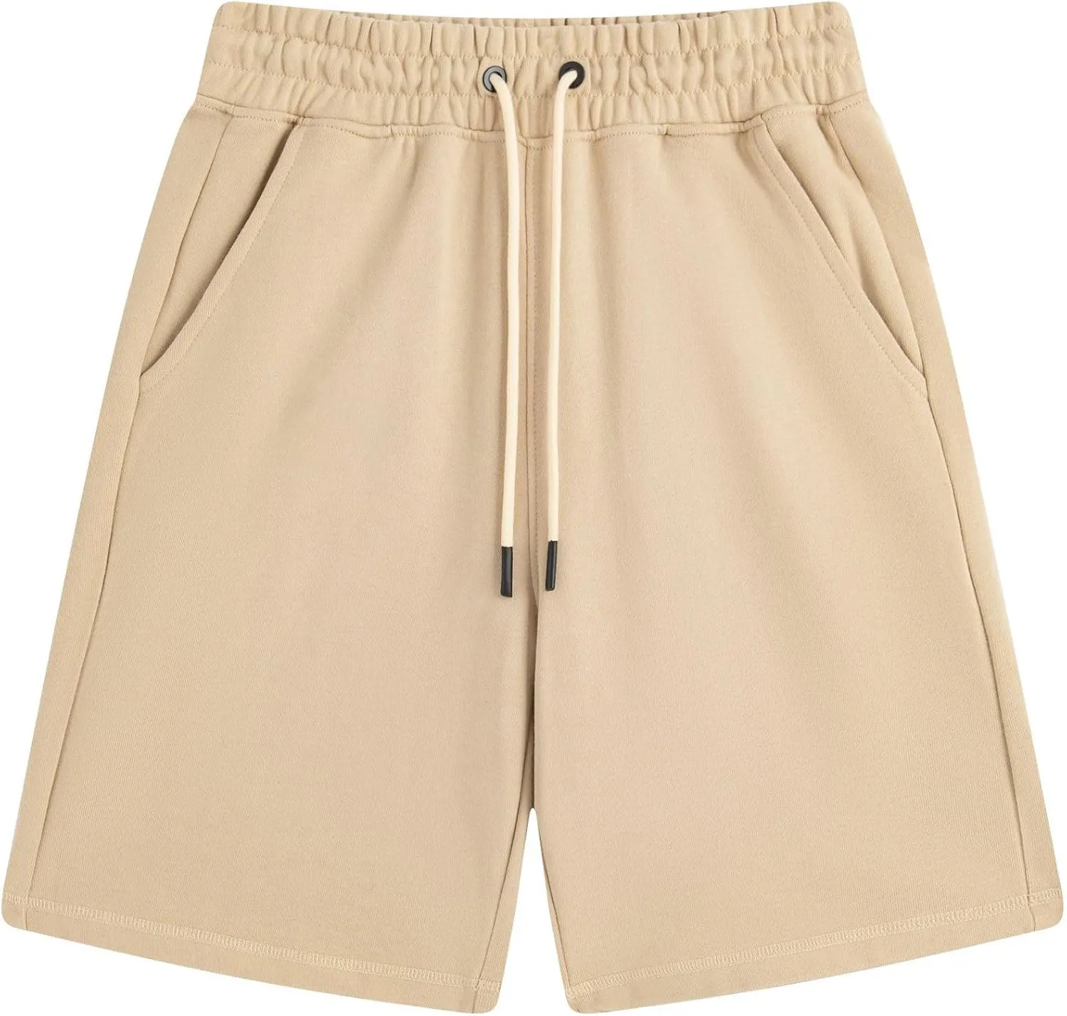 Men's Cotton Pajama Bottoms Shorts Ultra-Soft Knit Sleep Pajama Shorts Lounge Wear With Drawstring And Pockets