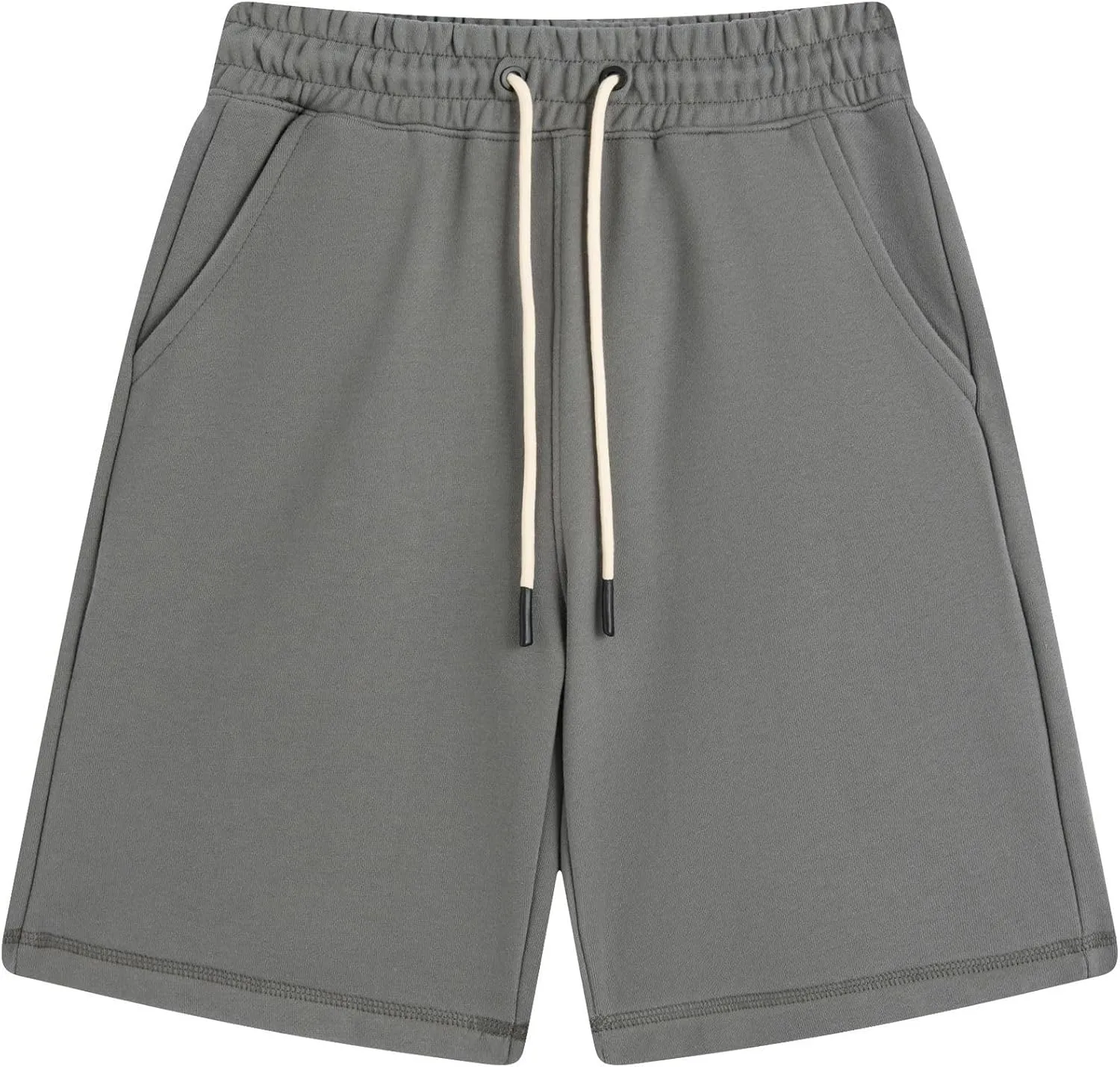 Men's Cotton Pajama Bottoms Shorts Ultra-Soft Knit Sleep Pajama Shorts Lounge Wear With Drawstring And Pockets