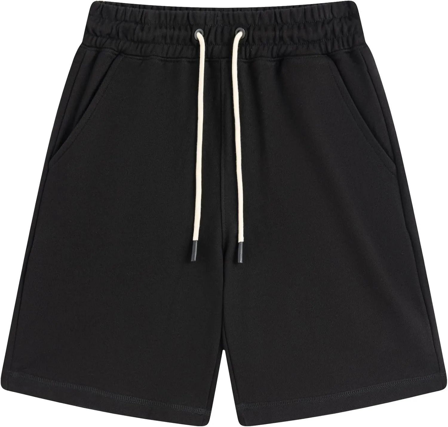 Men's Cotton Pajama Bottoms Shorts Ultra-Soft Knit Sleep Pajama Shorts Lounge Wear With Drawstring And Pockets