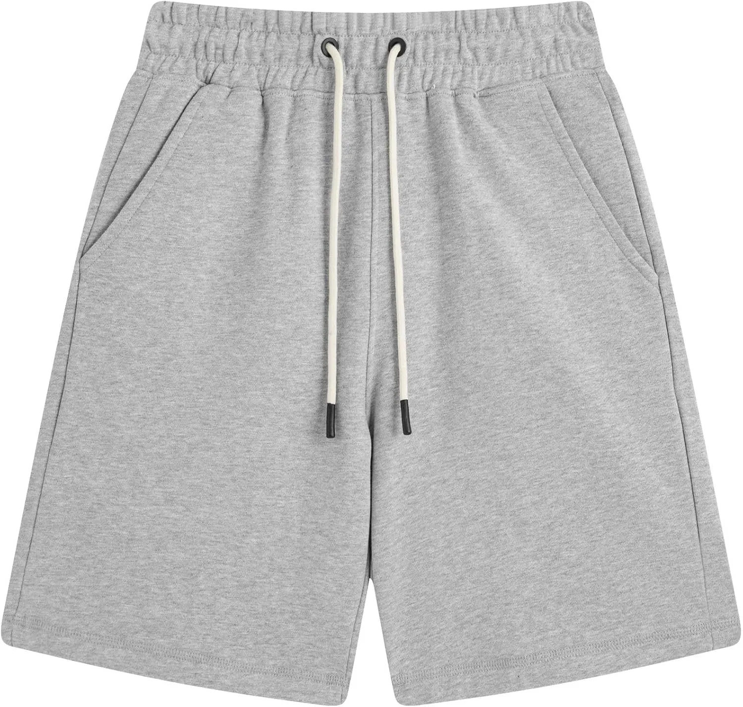 Men's Cotton Pajama Bottoms Shorts Ultra-Soft Knit Sleep Pajama Shorts Lounge Wear With Drawstring And Pockets