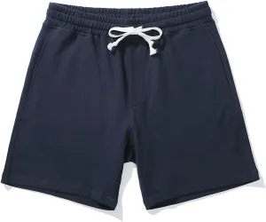 Mens Cotton Pajamas Bottoms Sleepwear Shorts Ultra-Soft Knit Sleep Pajama Shorts & Lounge Wear With Drawstring