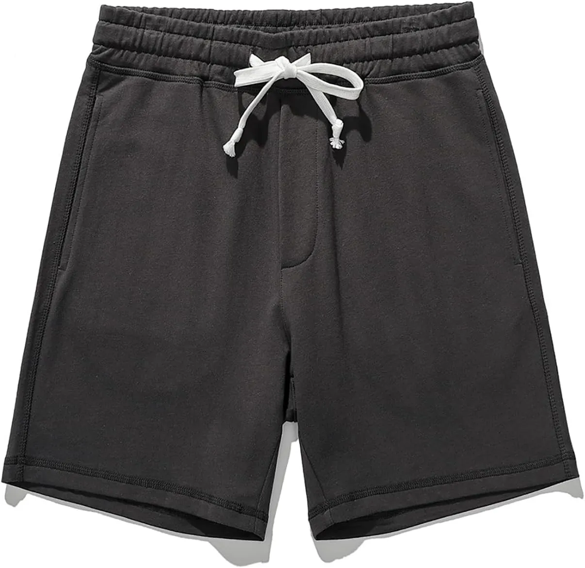 Mens Cotton Pajamas Bottoms Sleepwear Shorts Ultra-Soft Knit Sleep Pajama Shorts & Lounge Wear With Drawstring