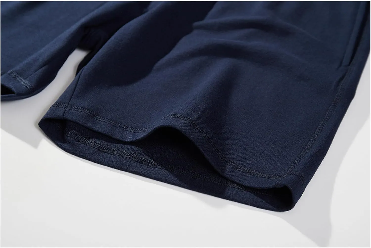 Mens Cotton Pajamas Bottoms Sleepwear Shorts Ultra-Soft Knit Sleep Pajama Shorts & Lounge Wear With Drawstring