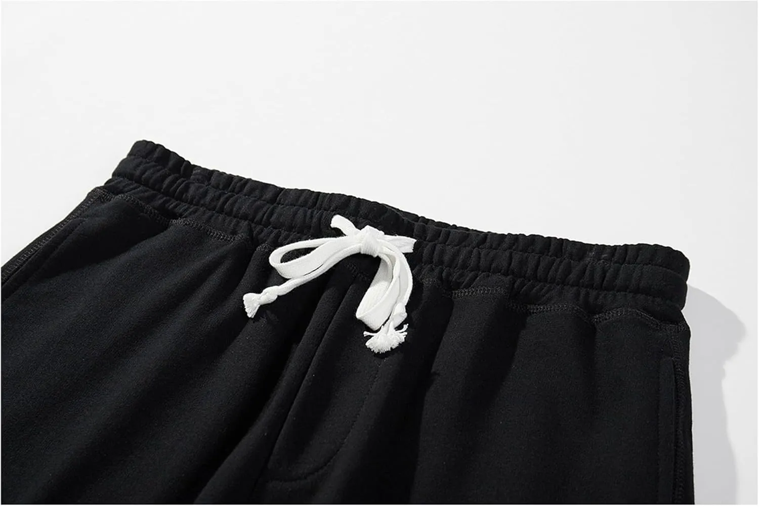 Mens Cotton Pajamas Bottoms Sleepwear Shorts Ultra-Soft Knit Sleep Pajama Shorts & Lounge Wear With Drawstring