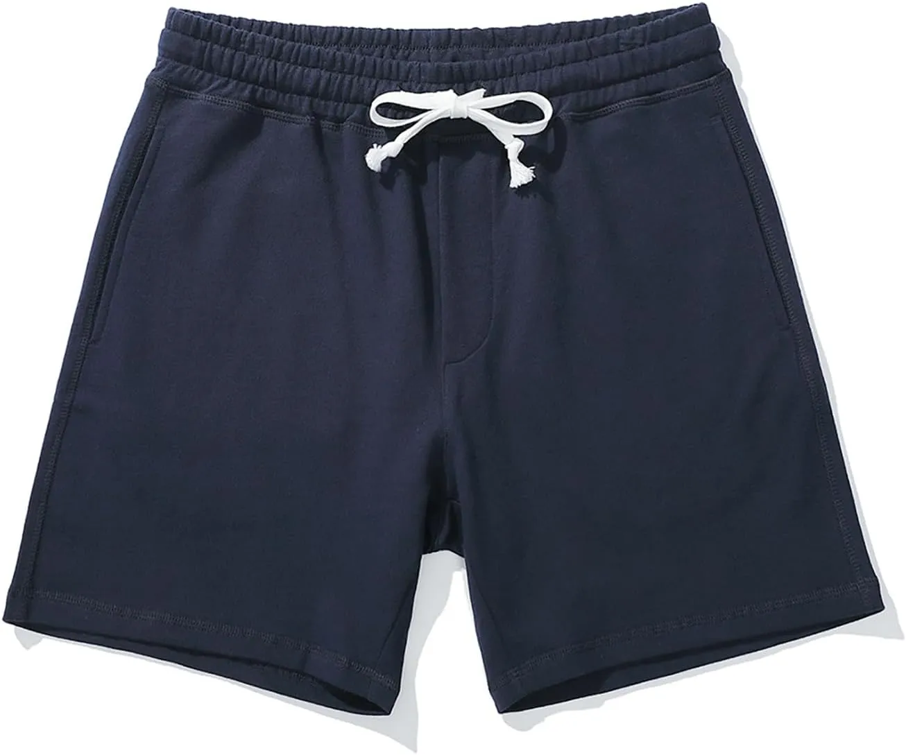 Mens Cotton Pajamas Bottoms Sleepwear Shorts Ultra-Soft Knit Sleep Pajama Shorts & Lounge Wear With Drawstring