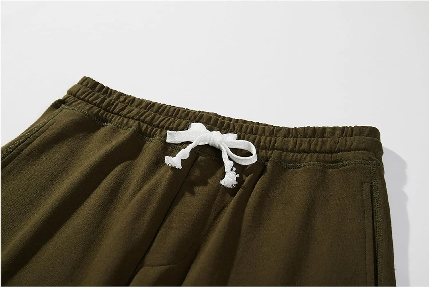 Mens Cotton Pajamas Bottoms Sleepwear Shorts Ultra-Soft Knit Sleep Pajama Shorts & Lounge Wear With Drawstring