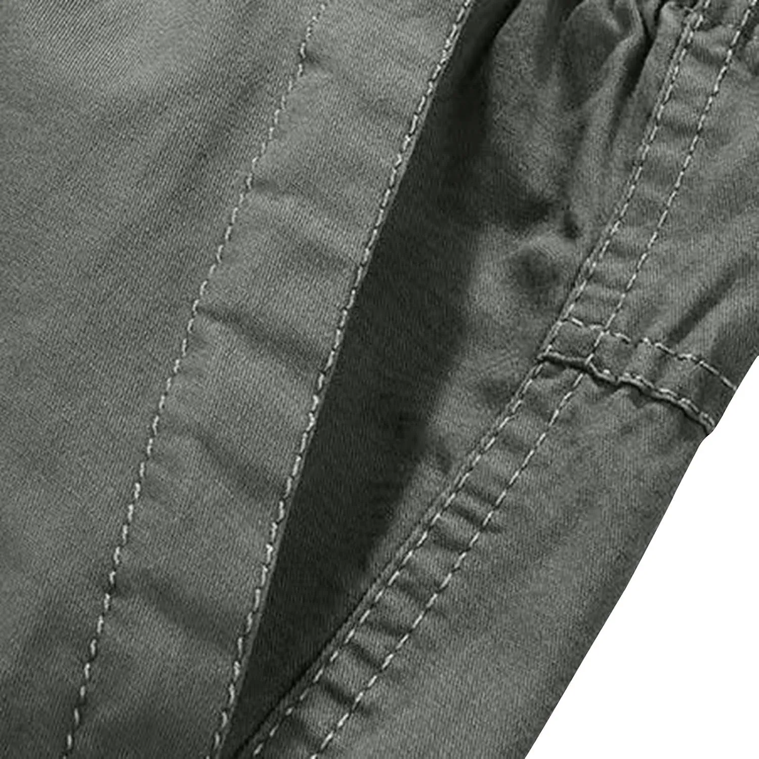 Men's Relaxed Fit Stretch Cargo Pants Baggy Wide Leg Joggers Sweatpants Fall Winter Regular Fit Pants with Pockets