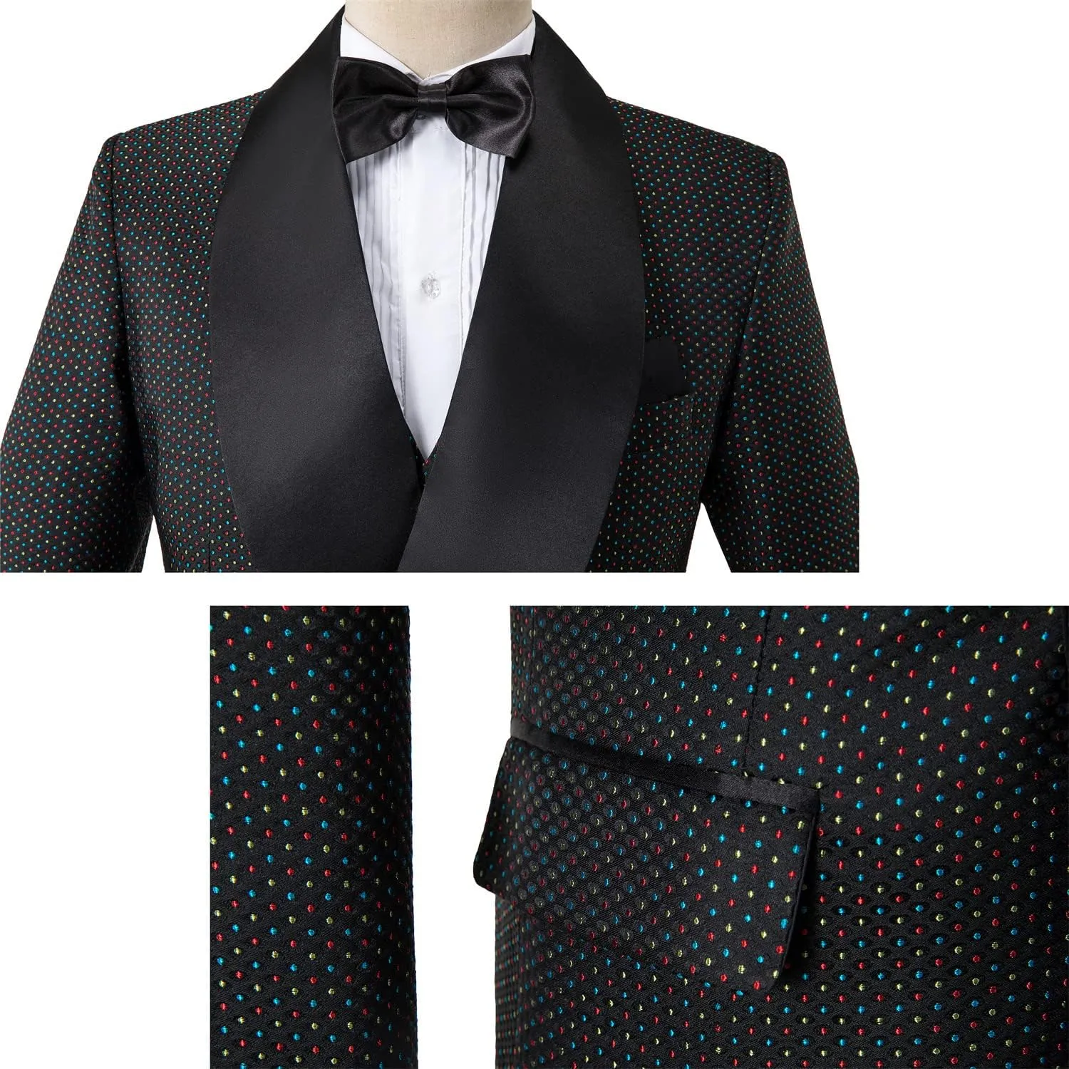 Men's Suits Slim Fit Tuxedos for Men Prom Casual Wedding Party