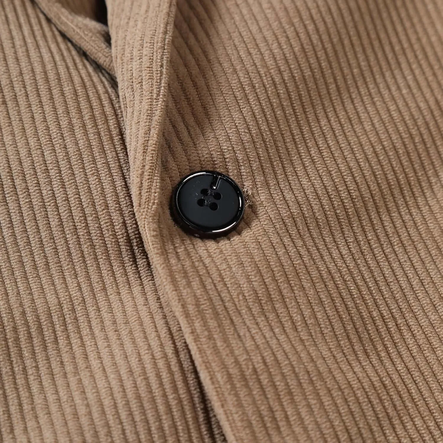 Mens Suits,Men's Casual Corduroy Blazer Jacket One Button Suit Jacket Slim Fit Sport Coat for Autumn Winter