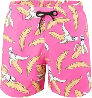 Mens Summer 3D Printed Hawaiian Shorts Drawstring Quick Dry Breathable Beach Pants with Mesh Liner Casual Funny Swim Trunks