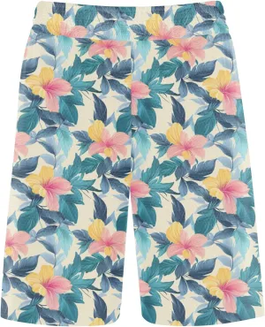 Men's Swim Trunks Workout Shorts Men Casual Comfy Lightweight Pool Wide Leg Swimwear Printed Vacation Dissolving 9 Inch