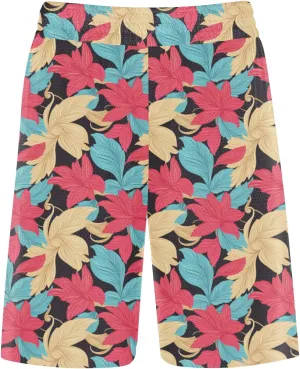Men's Swim Trunks Workout Shorts Men Casual Comfy Lightweight Pool Wide Leg Swimwear Printed Vacation Dissolving 9 Inch