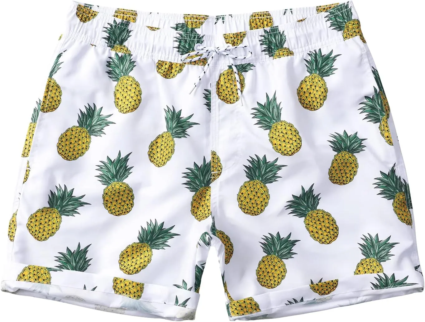 Mens Swimming Trunks Quick Dry Swim Shorts with Mesh Lining Beach Shorts