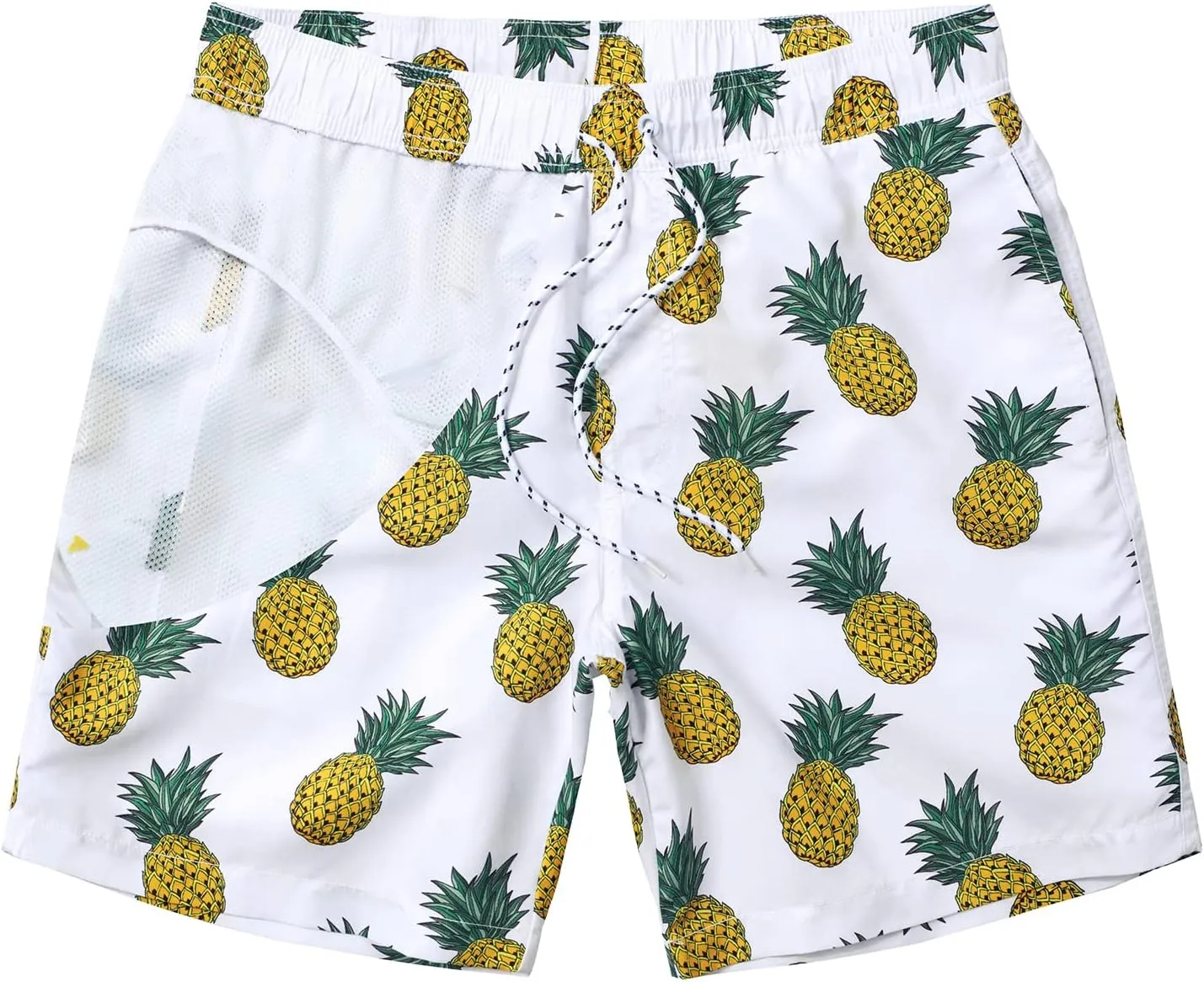 Mens Swimming Trunks Quick Dry Swim Shorts with Mesh Lining Beach Shorts