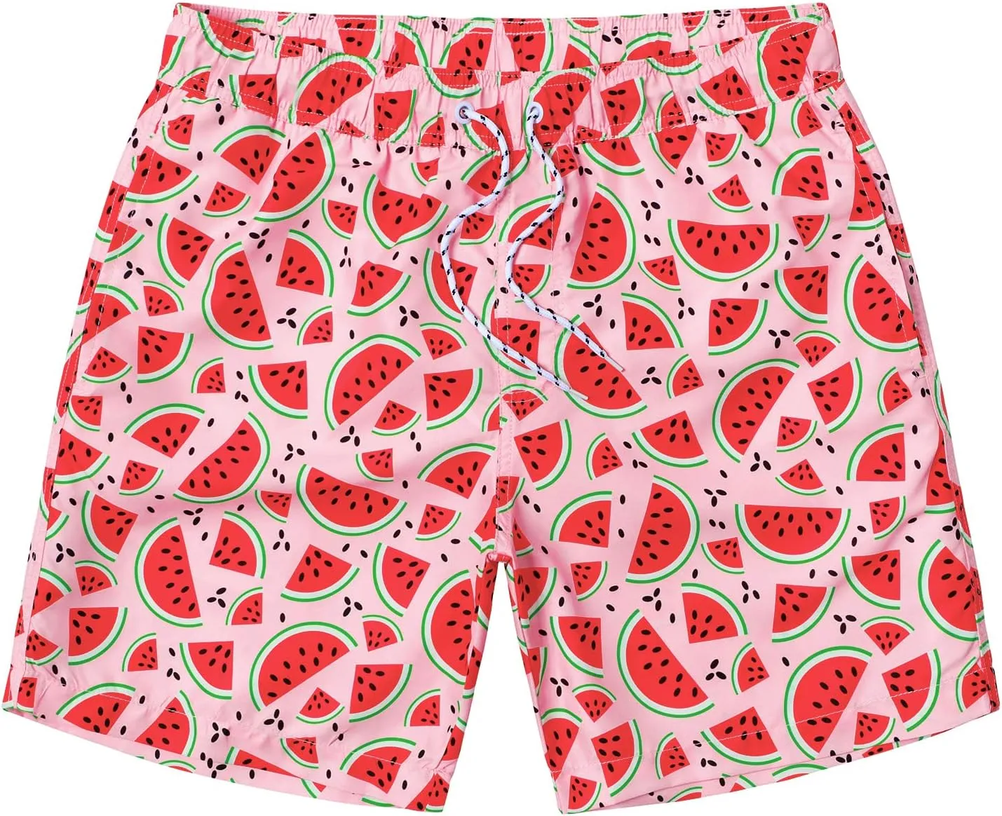 Mens Swimming Trunks Quick Dry Swim Shorts with Mesh Lining Beach Shorts