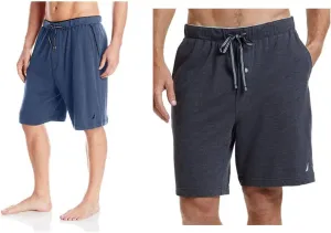 Nautica Men's Soft Knit Elastic Waistband Sleep Lounge Short