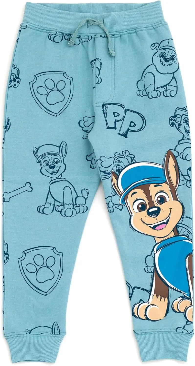 Nickelodeon Paw Patrol Fleece Pullover Hoodie and Pants Outfit Set Toddler to Big Kid Sizes (2T - 10-12)