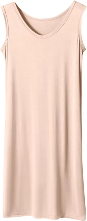 Plus Size Tank Dresses for Women Summer Casual Sleeveless V Neck Nightgowns Sleepshirts Soft Comfy Sleepwear Nightdress