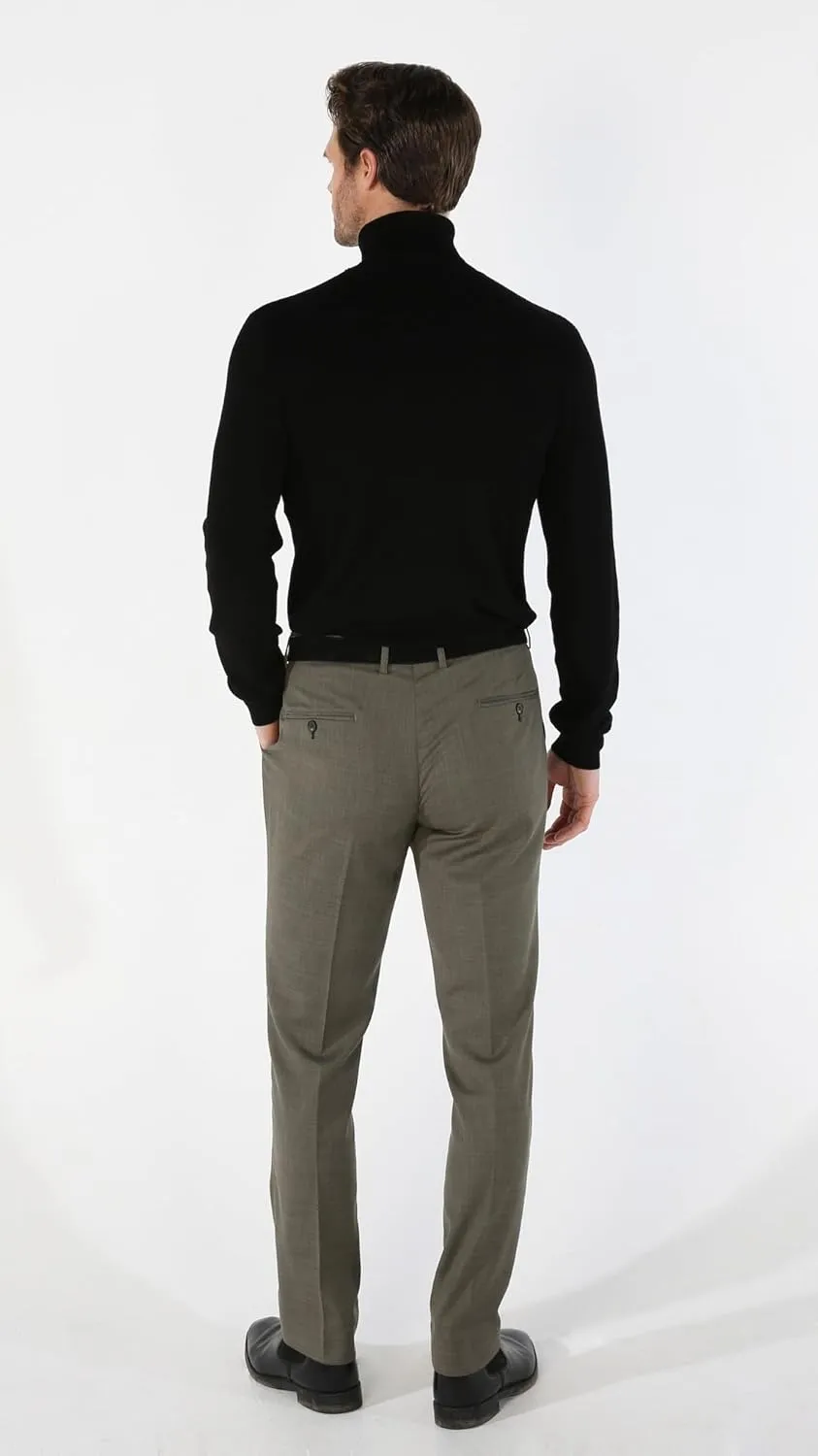 Premium Men's Double Breasted Plaid Suit, Formal Set for Weddings Business and Special Events
